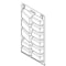 Visipak Thermoform-CLAMSHELL-#-11 COMPARTMENT-9.156-5.000-0.750-0.019-CLEAR-STOCK 2040CTM - alternate 1
